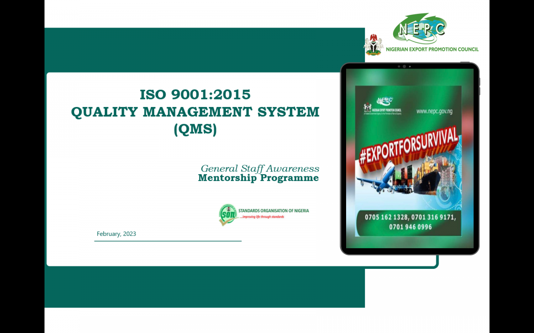 ISO Presentation for Staff Mentorship Programme